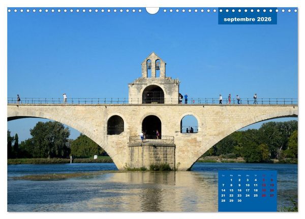 Produktbild: Ponts historiques de Provence (Calendrier mural 2026 DIN A3 vertical), CALVENDO calendrier mensuel