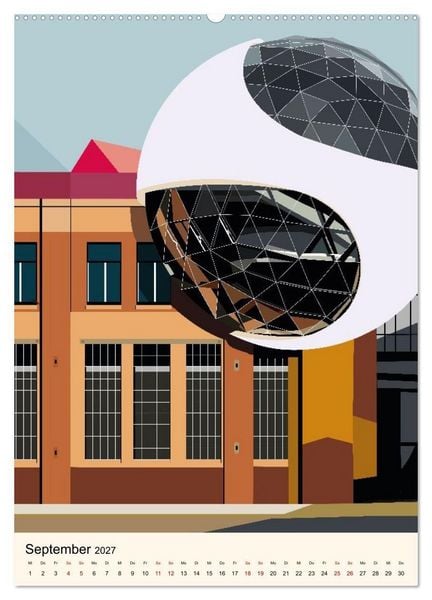 Produktbild: LEIPZIG URBAN (Wandkalender 2027 DIN A2 hoch), CALVENDO Monatskalender