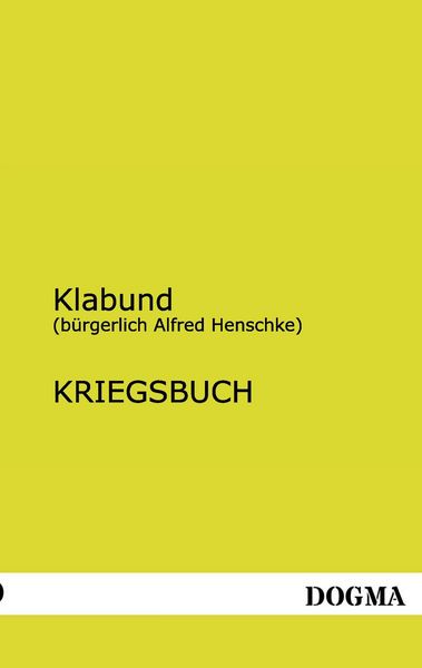 Produktbild: Kriegsbuch