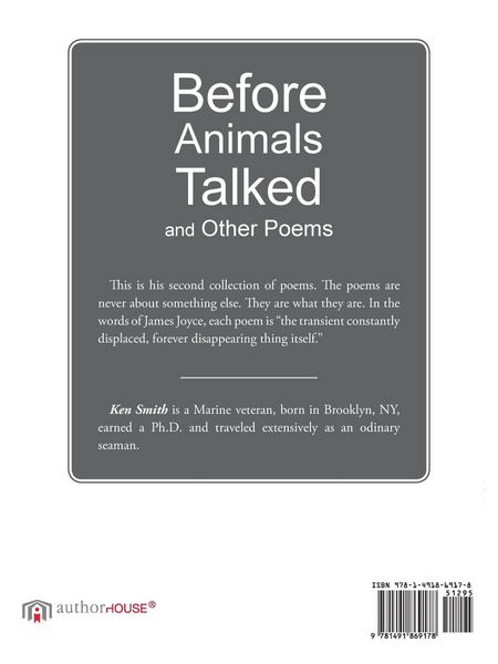 Produktbild: Before Animals Talked and Other Poems