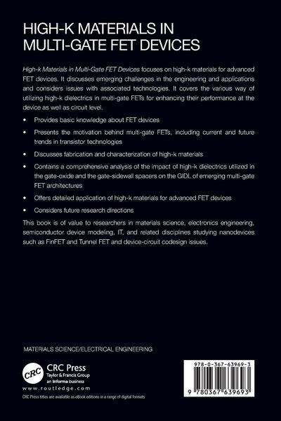 Produktbild: High-k Materials in Multi-Gate FET Devices