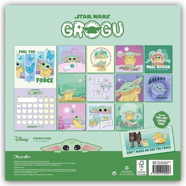 Produktbild: Star Wars &ndash; Grogu 2027 &ndash; Offizieller Wandkalender