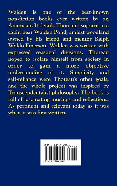 Produktbild: Walden - A Classic Reflection on Nature, Simplicity, Self-Reliance, and the Search for Meaningful Living