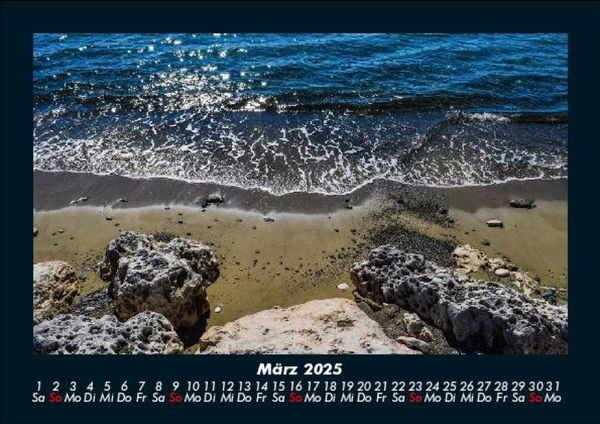 Produktbild: Die sch&ouml;nsten Meereslandschaften 2025 Fotokalender DIN A5