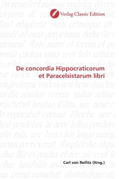 Produktbild: Concordia Hippocraticorum et Paracelsistarum libri