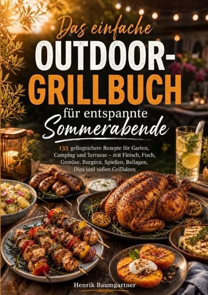 Produktbild: Das einfache Outdoor-Grillbuch f&uuml;r entspannte Sommerabende