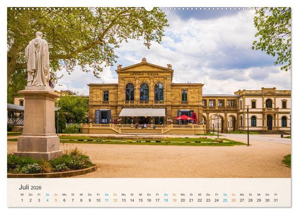 Produktbild: Bad Kissingen - Welterbe-Kurstadt (hochwertiger Premium Wandkalender 2026 DIN A2 quer), Kunstdruck in Hochglanz