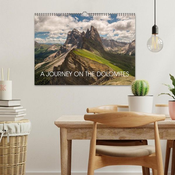 Produktbild: A JOURNEY ON THE DOLOMITES (Wall Calendar 2026 DIN A3 landscape), CALVENDO 12 Month Wall Calendar