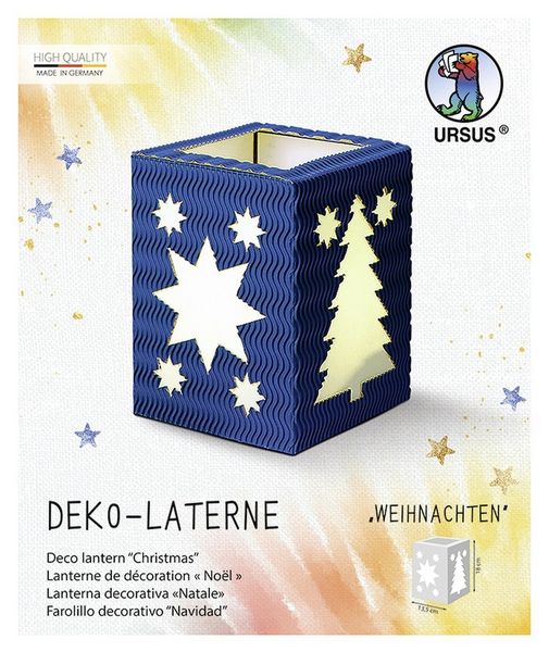 URSUS Laternenzeit Deko-Laterne Weihnachten, silber kaufen
