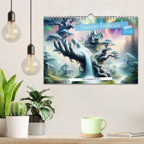 Produktbild: Nature Genesis - The hand of life (Wall Calendar 2026 DIN A4 landscape), CALVENDO 12 Month Wall Calendar