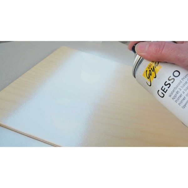 Produktbild: KREUL Gesso SOLO Goya Grundierung wei&szlig; 400ml Spr&uuml;hdose