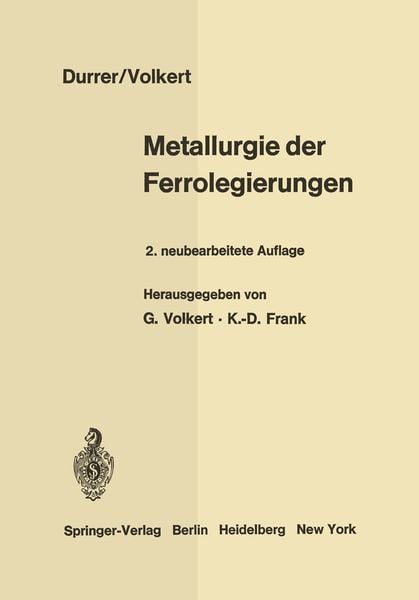 Produktbild: Metallurgie der Ferrolegierungen