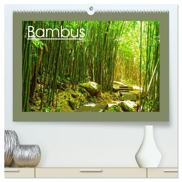 Produktbild: Bambus (hochwertiger Premium Wandkalender 2026 DIN A2 quer), Kunstdruck in Hochglanz