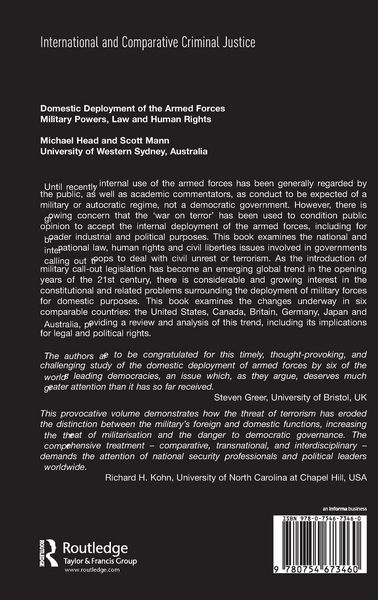 Produktbild: Domestic Deployment of the Armed Forces