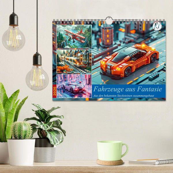 Produktbild: Fahrzeuge aus Fantasie (Wandkalender 2026 DIN A4 quer), CALVENDO Monatskalender