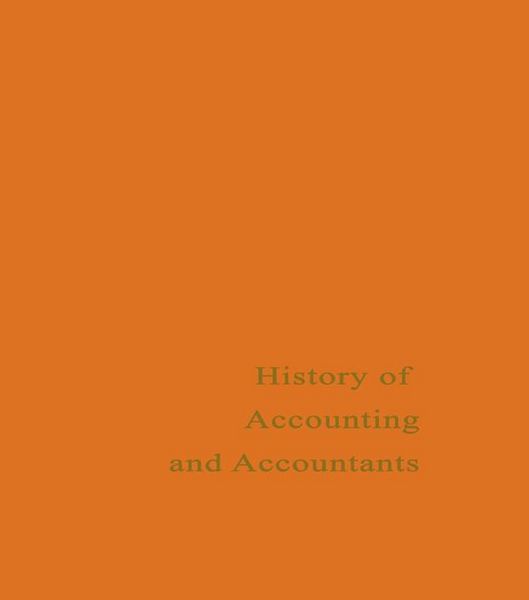 Produktbild: A History of Accounting and Accountants