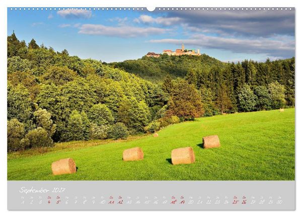 Produktbild: Th&uuml;ringer Wald Das Gr&uuml;ne Herz Deutschlands (hochwertiger Premium Wandkalender 2027 DIN A2 quer), Kunstdruck in Hochglanz