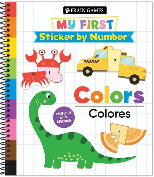 Produktbild: Brain Games - My First Sticker by Number: Colors - English and Spanish