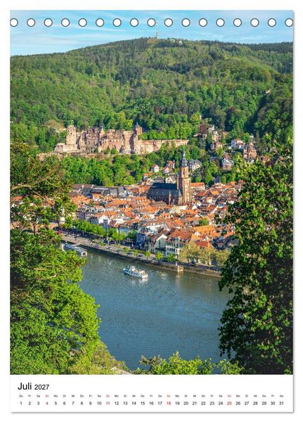Produktbild: Heidelberg - Deutschlands romantisches Highlight (Tischkalender 2027 DIN A5 hoch), CALVENDO Monatskalender