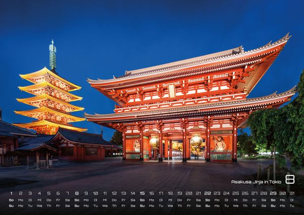 Produktbild: Japan - Im Land der aufgehenden Sonne - 2027 - Kalender DIN A2
