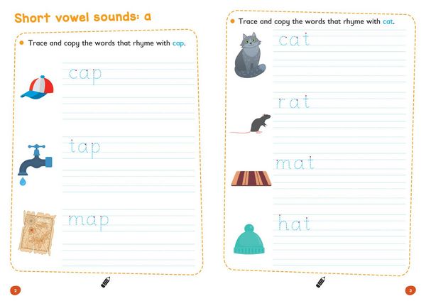 Produktbild: First Words Age 3-5 Wipe Clean Activity Book