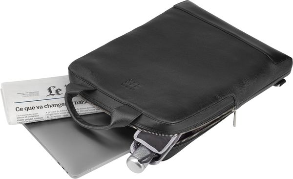Produktbild: Moleskine klassische vertikale Digitalger&auml;te-Tasche Leder Schwarz