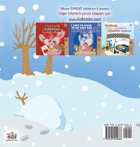 Produktbild: I Love Winter (English Turkish Bilingual Book for Kids)