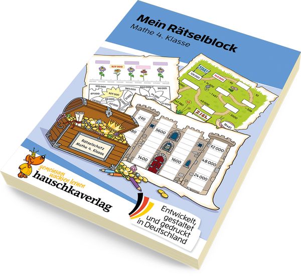 Produktbild: Mein R&auml;tselblock Mathe 4. Klasse