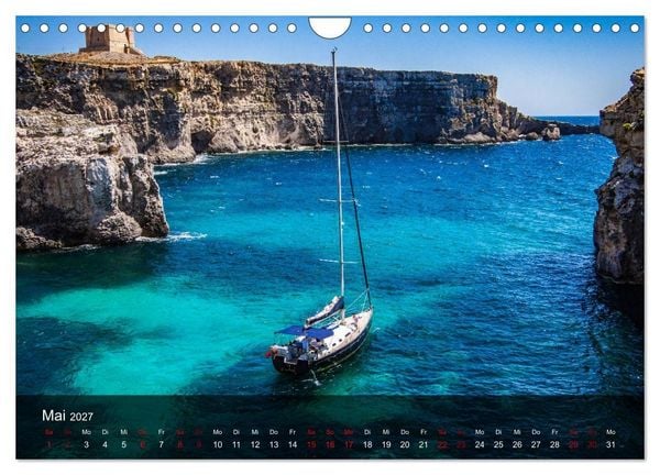 Produktbild: Malta entdecken Malta, Gozo, Comino (Wandkalender 2027 DIN A4 quer), CALVENDO Monatskalender