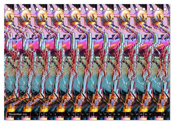 Produktbild: Magische Bilder - 3D Illusionen (Tischkalender 2026 DIN A5 quer), CALVENDO Monatskalender