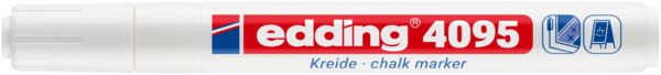 Produktbild: edding 4095 Kreidemarker Window Marker 2-3mm wei&szlig;