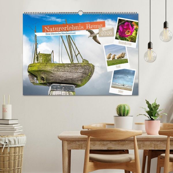 Produktbild: Naturerlebnis R&oslash;m&oslash; (Wandkalender 2026 DIN A2 quer), CALVENDO Monatskalender