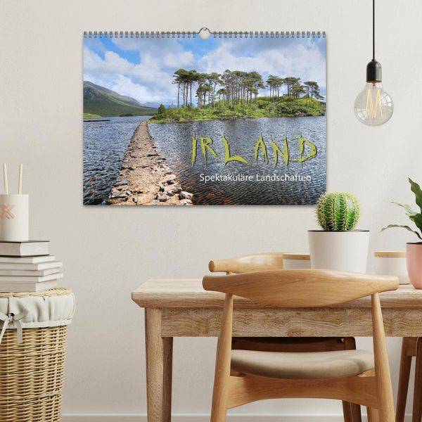 Produktbild: Irland - spektakul&auml;re Landschaften (Wandkalender 2026 DIN A3 quer), CALVENDO Monatskalender