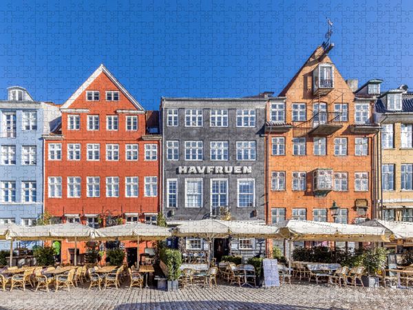 Produktbild: CALVENDO Puzzle Nyhavn Uferpromenade | 2000 Teile Lege-Gr&ouml;&szlig;e 90x67cm Foto-Puzzle f&uuml;r gl&uuml;ckliche Stunden