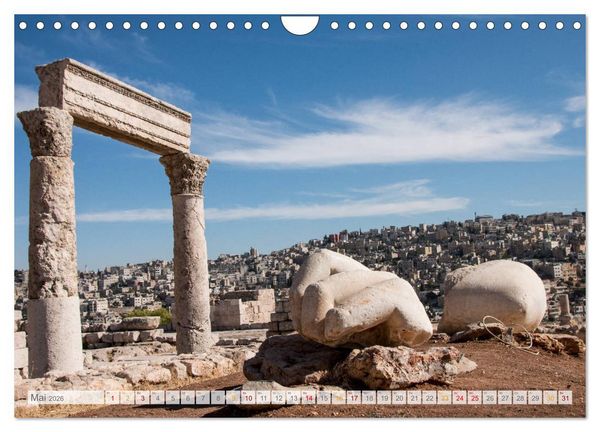 Produktbild: Jordanien - Wadis - W&uuml;ste - Weltwunder (Wandkalender 2026 DIN A4 quer), CALVENDO Monatskalender
