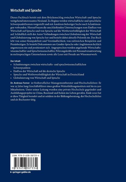 Produktbild: Wirtschaft und Sprache