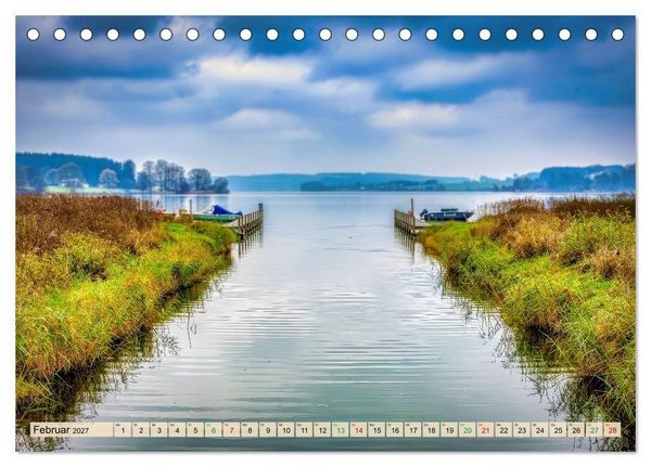 Produktbild: Mecklenburger - Seen (Tischkalender 2027 DIN A5 quer), CALVENDO Monatskalender