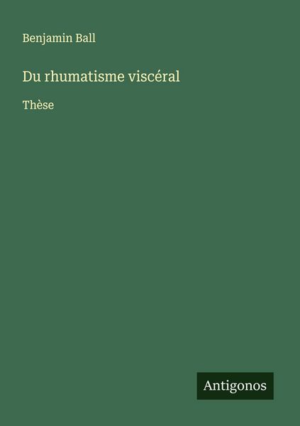 Produktbild: Du rhumatisme visc&eacute;ral