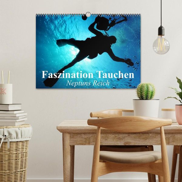 Produktbild: Faszination Tauchen - Neptuns Reich (Wandkalender 2026 DIN A3 quer), CALVENDO Monatskalender