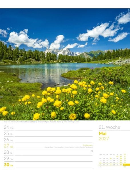 Produktbild: Faszination Alpenwelt Wochenplaner Kalender 2027