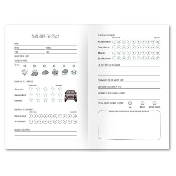 Produktbild: Beifahrer-G&auml;stebuch zum 18. Geburtstag - Kreatives Auto-G&auml;stebuch f&uuml;r Fahranf&auml;nger, F&uuml;hrerschein & Neues Auto