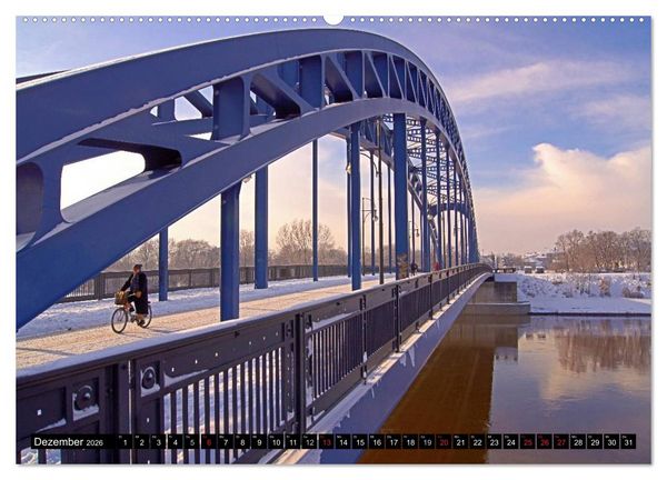 Produktbild: Magdeburg an der Elbe 2026 (hochwertiger Premium Wandkalender 2026 DIN A2 quer), Kunstdruck in Hochglanz
