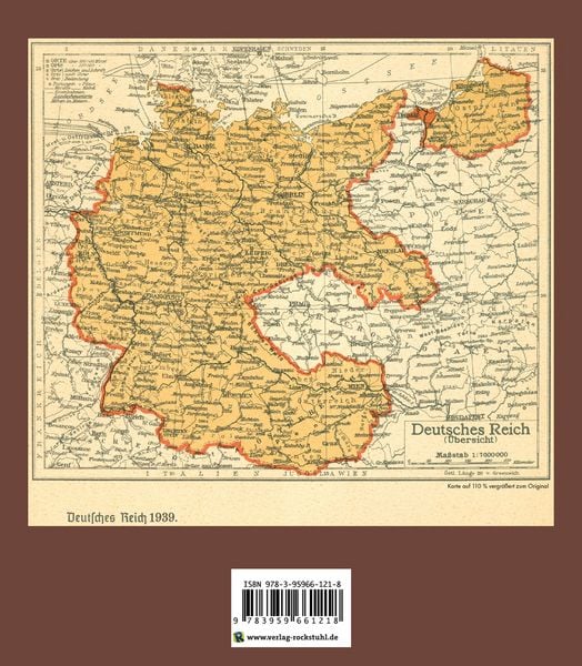 Produktbild: Historische Karten: DEUTSCHLAND - Das neue Reich 1939