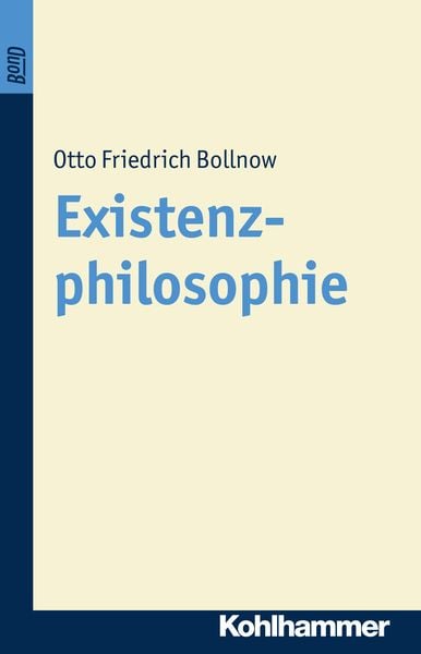 Produktbild: Existenzphilosophie. BonD