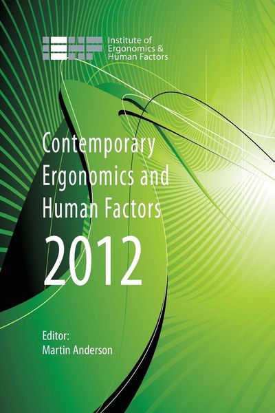 Produktbild: Contemporary Ergonomics and Human Factors 2012