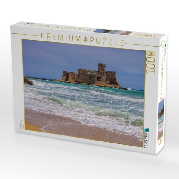 Produktbild: CALVENDO Puzzle Le Castella | 1000 Teile Lege-Gr&ouml;&szlig;e 64x48cm Foto-Puzzle f&uuml;r gl&uuml;ckliche Stunden