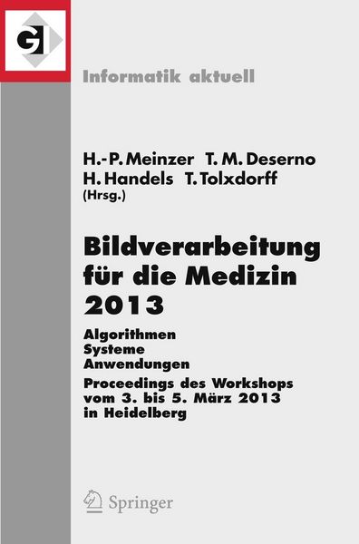 Produktbild: Bildverarbeitung f&uuml;r die Medizin 2013