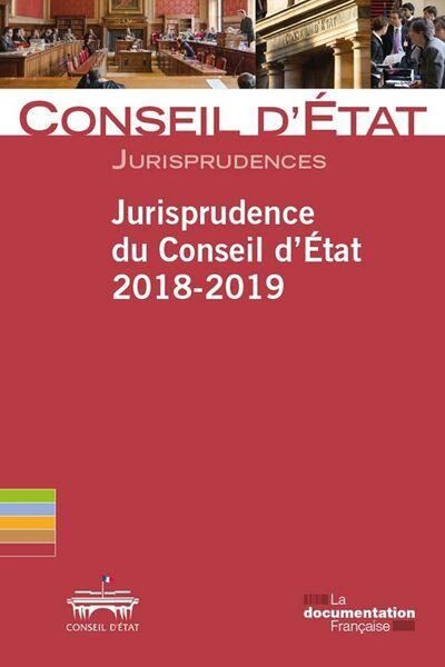 Produktbild: Jurisprudence du Conseil D'Etat 2018-2019