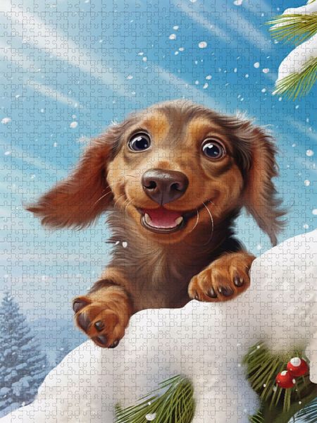 Produktbild: CALVENDO Puzzle Weihnachtsschn&uuml;ffler | 1000 Teile Lege-Gr&ouml;&szlig;e 64x48cm Foto-Puzzle f&uuml;r gl&uuml;ckliche Stunden