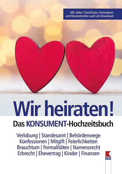 Produktbild: Wir heiraten! Das KONSUMENT-Hochzeitsbuch
